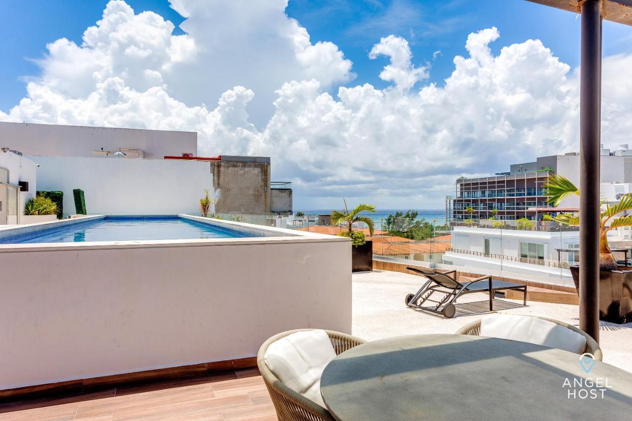 Incredible Oceanview Roof Lounge, Apartment Units 2 Blocks To Beach Playa del Carmen Exterior photo